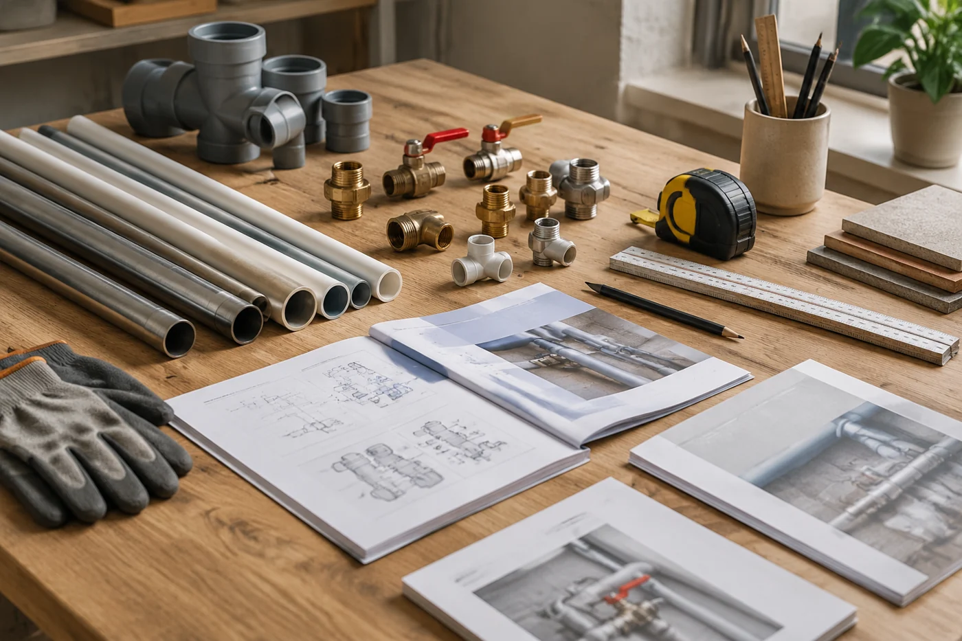 Подготовленные материалы и документы для обсуждения будущих сантехнических работ